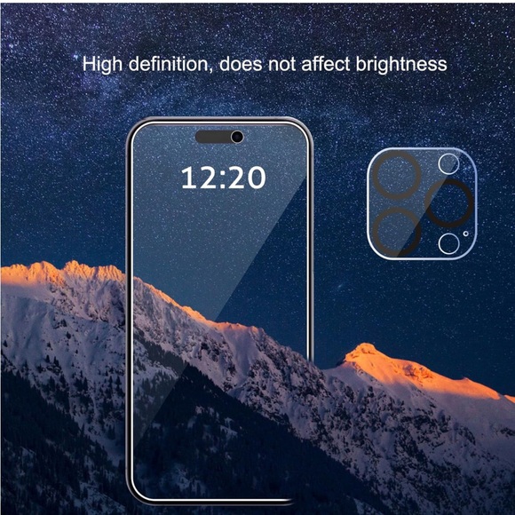 📱2 Screen & Camera Protectors iPhone 15 Pro📱 🆕 - Picture 5 of 10